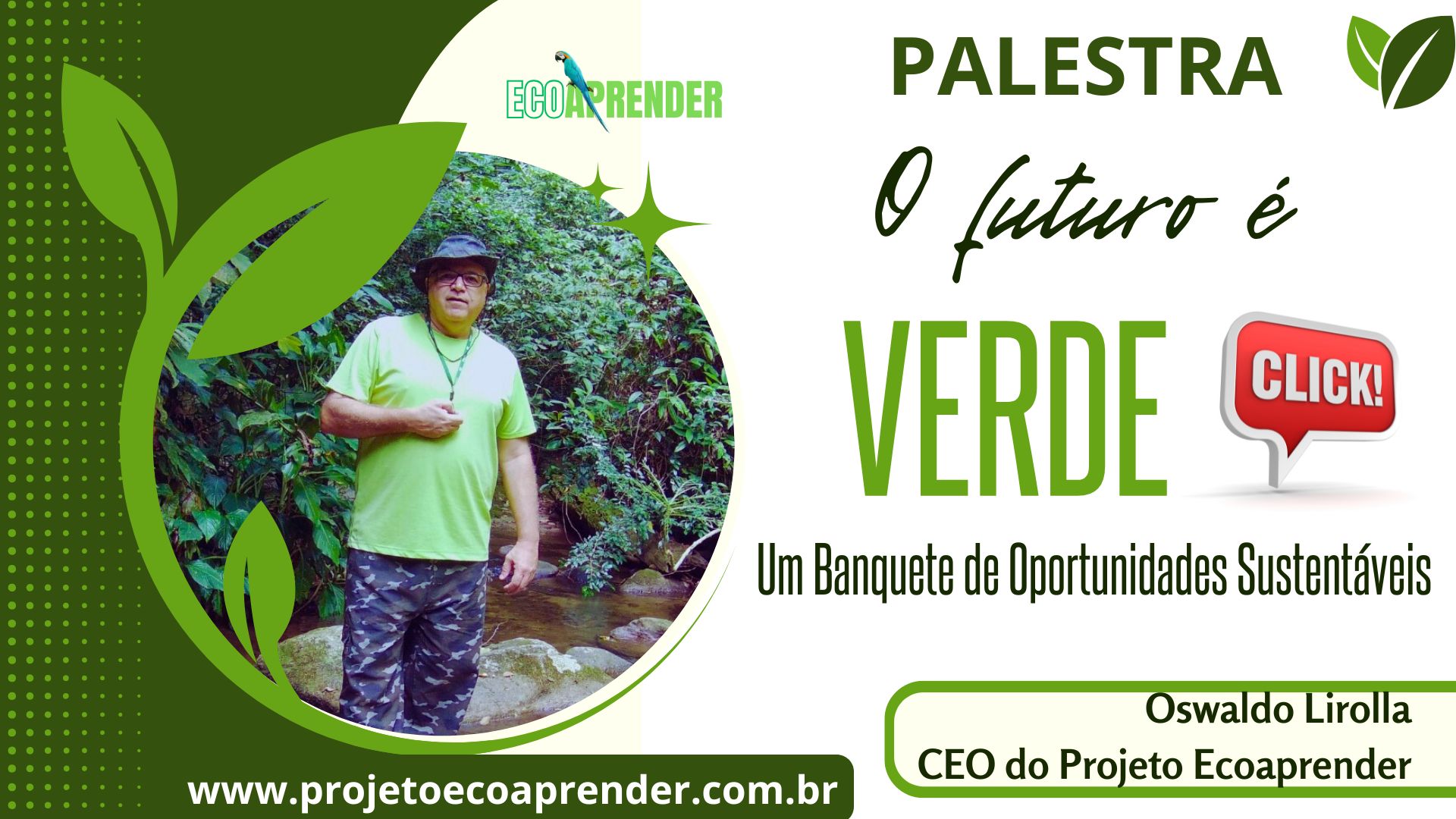 projeto EcoAprender - Palestra o Futuro é Verde