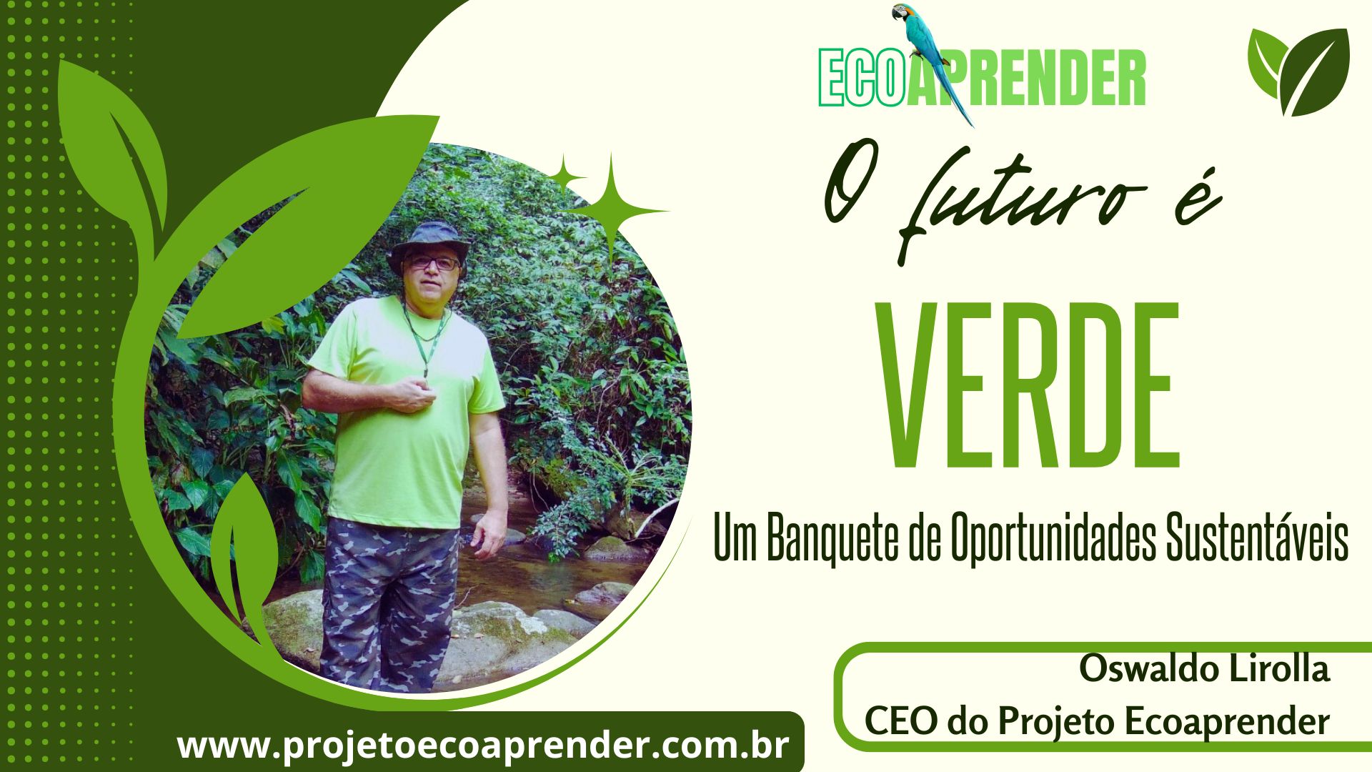 Projeto Ecoaprender - palestra o futuro é verde