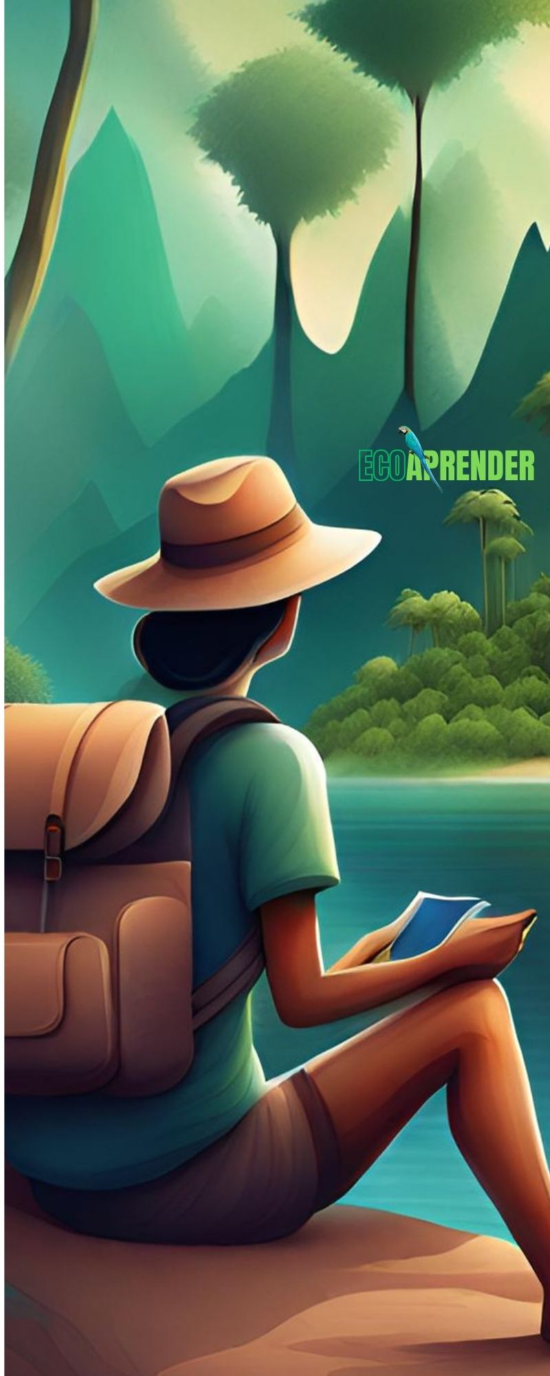 Pessoas praticando atividades ao ar livre em grupo, representando estratégias ecoterapêuticas