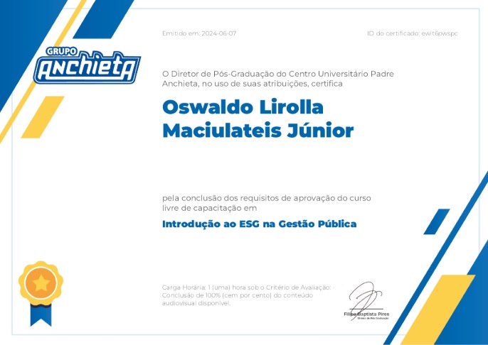 certificado esg lirolla